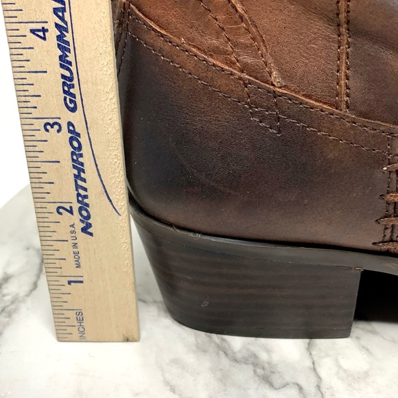 Arturo Chiang Georgex Leather Knee-High Boots 10 Rustic Bohemian Classic Preppy - Picture 14 of 16